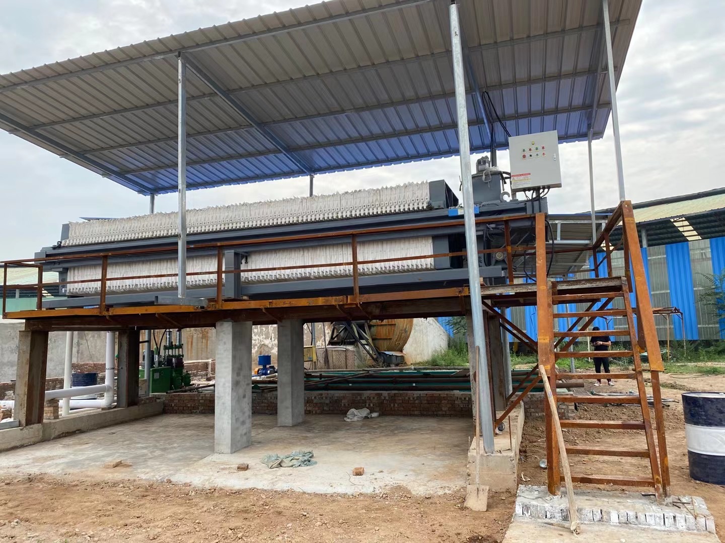 磚廠用壓濾機客戶現(xiàn)場1 磚廠用壓濾機客戶現(xiàn)場1