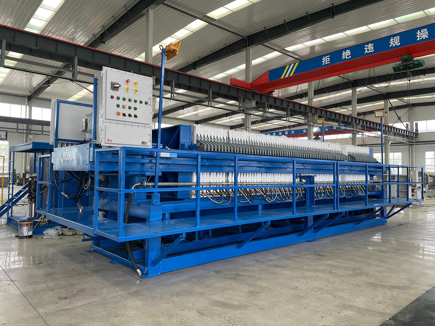 450平方廂式隔膜壓濾機(jī)001 450平方廂式隔膜壓濾機(jī)001